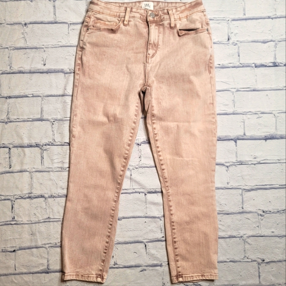 Wash Lab Women's Keri Capri Skinny Jeans Denim Size 28